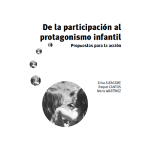 Book Cover: De la participación al protagonismo Infantil.