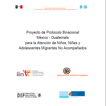 Book Cover: Proyecto de Protocolo Binacional México - Guatemala